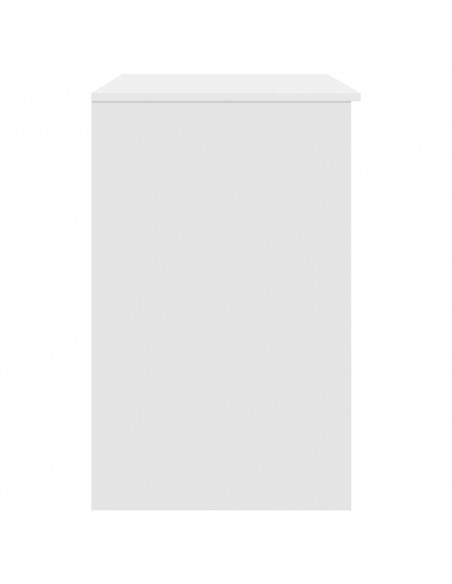 Scrivania Bianca 86x49x76 cm in Legno Multistrato