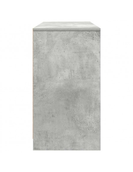 Scrivania Grigio Cemento 120x42x76 cm in Legno Multistrato