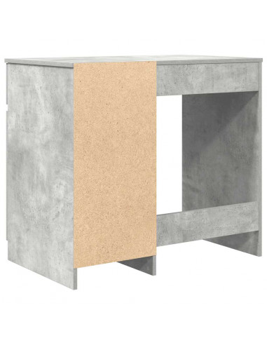 Scrivania Grigio Cemento 86x49x76 cm in Legno Multistrato