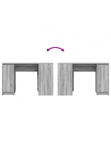 Scrivania Grigio Sonoma 120x42x76 cm in Legno Multistrato