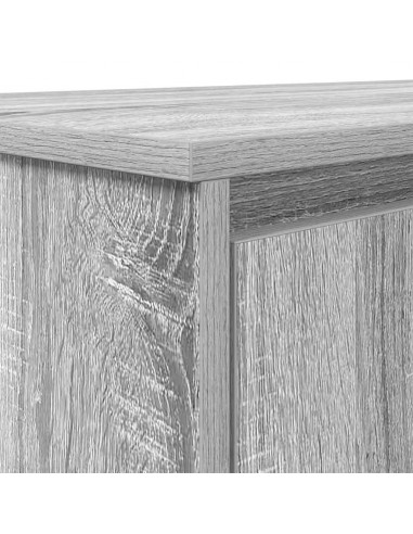 Scrivania Grigio Sonoma 120x42x76 cm in Legno Multistrato