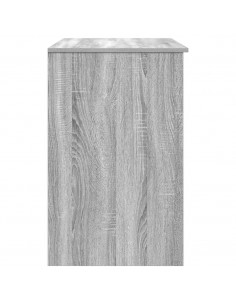 Scrivania Grigio Sonoma 86x49x76 cm in Legno Multistrato 2