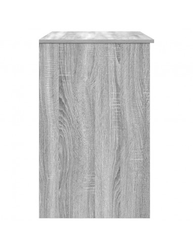 Scrivania Grigio Sonoma 86x49x76 cm in Legno Multistrato