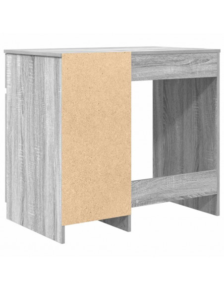 Scrivania Grigio Sonoma 86x49x76 cm in Legno Multistrato