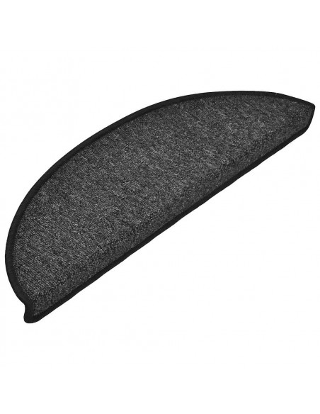 Tappetini per Scale 30 pz Antracite 56x17x3 cm