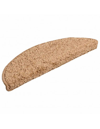 Tappetini per Scale 30 pz Beige 56x17x3 cm