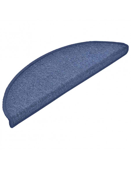 Tappetini per Scale 30 pz Blu 56x17x3 cm