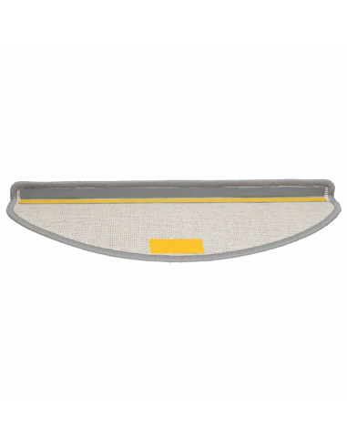 Tappetini per Scale 30 pz Grigi 65x21x4 cm