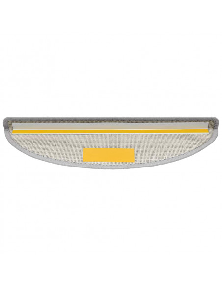 Tappetini per Scale 30 pz Grigio Chiaro 56x17x3 cm
