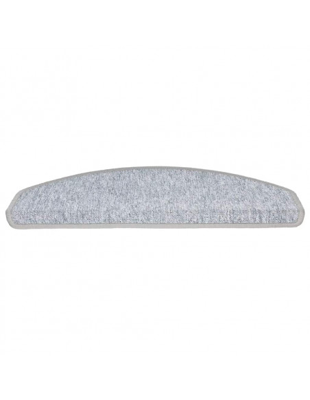 Tappetini per Scale 30 pz Grigio Chiaro 65x24x4 cm