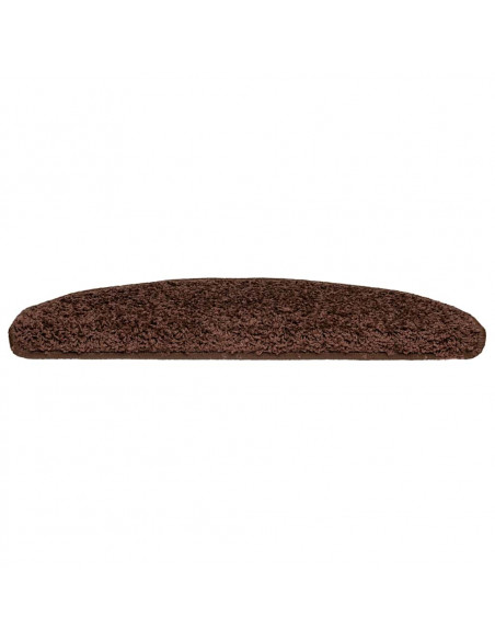 Tappetini per Scale 30 pz Marrone 65x21x4 cm