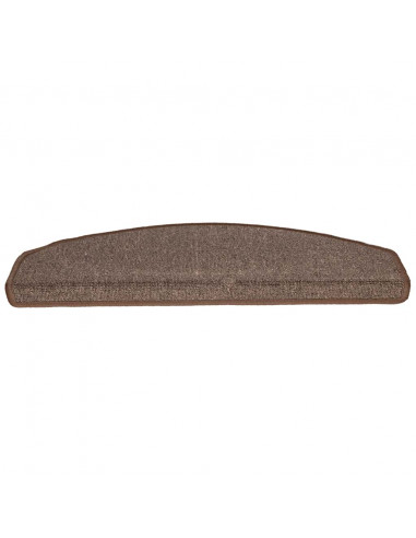 Tappetini per Scale 30 pz Marrone Caffè 65x24x4 cm