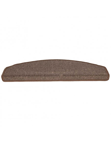 Tappetini per Scale 30 pz Marrone Caffè 65x24x4 cm