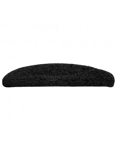 Tappetini per Scale 30 pz Neri 56x17x3 cm