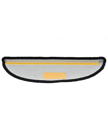 Tappetini per Scale 30 pz Neri 56x17x3 cm