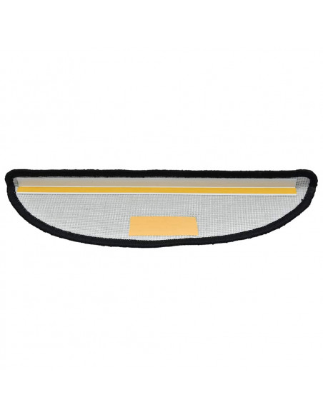 Tappetini per Scale 30 pz Neri 56x17x3 cm