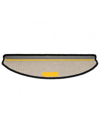 Tappetini per Scale 30 pz Neri 65x21x4 cm