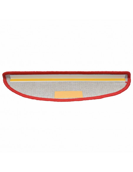 Tappetini per Scale 30 pz Rossi 65x21x4 cm