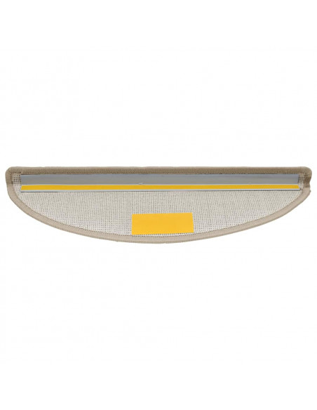 Tappetini per Scale 30 pz Tortora 56x17x3 cm