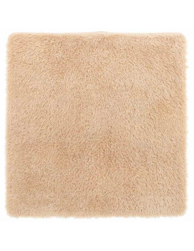 Tappeto Shaggy a Pelo Lungo NAVARRA Beige 120x120 cm poliestere