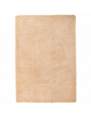 Tappeto Shaggy a Pelo Lungo NAVARRA Beige 120x170 cm poliestere