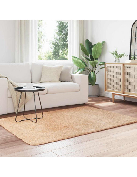 Tappeto Shaggy a Pelo Lungo NAVARRA Beige 120x170 cm poliestere