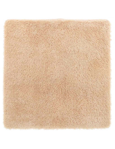Tappeto Shaggy a Pelo Lungo NAVARRA Beige 160x160 cm poliestere