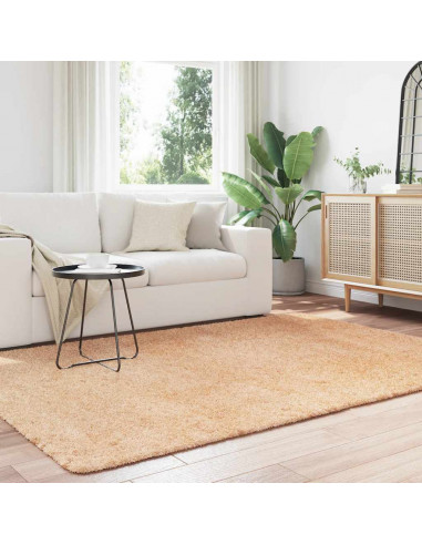 Tappeto Shaggy a Pelo Lungo NAVARRA Beige 160x230 cm poliestere