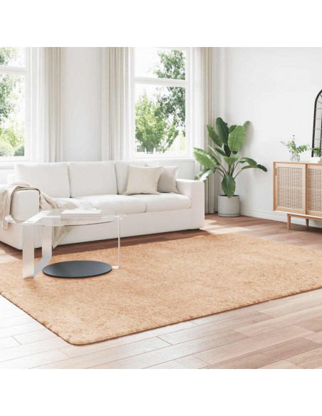 Tappeto Shaggy a Pelo Lungo NAVARRA Beige 200x290 cm poliestere