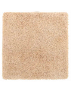 Tappeto Shaggy a Pelo Lungo NAVARRA Beige 240x240 cm poliestere 2