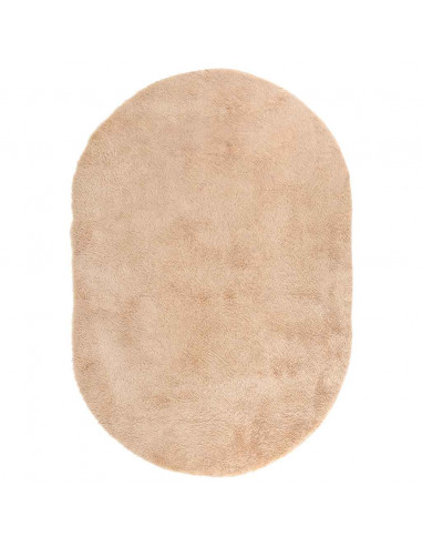Tappeto Shaggy a Pelo Lungo NAVARRA Beige 300x200 cm poliestere