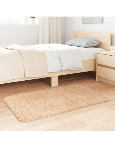 Tappeto Shaggy a Pelo Lungo NAVARRA Beige 60x100 cm poliestere
