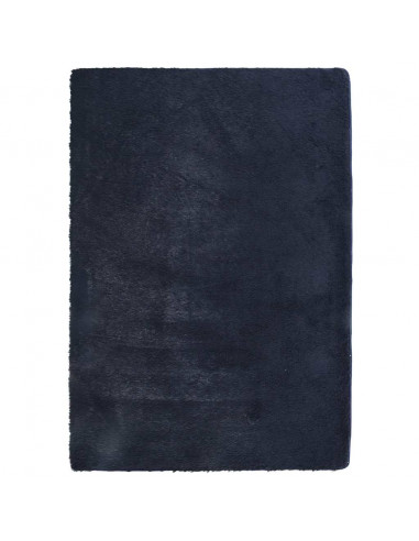 Tappeto Shaggy a Pelo Lungo NAVARRA Blu Marino 120x170 cm