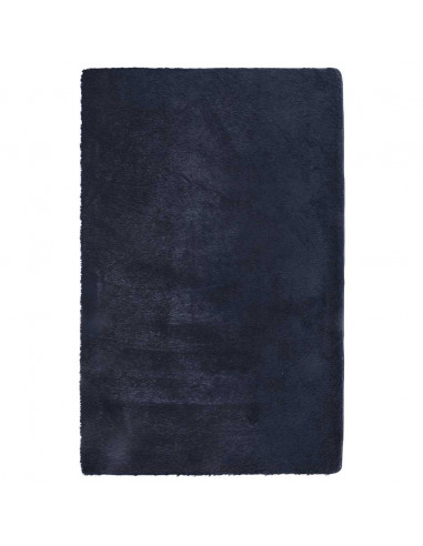 Tappeto Shaggy a Pelo Lungo NAVARRA Blu Marino 130x200 cm