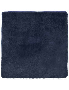 Tappeto Shaggy a Pelo Lungo NAVARRA Blu Marino 160x160 cm 2