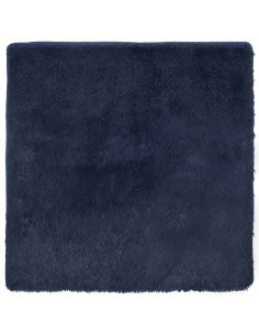 Tappeto Shaggy a Pelo Lungo NAVARRA Blu Marino 200x200 cm 2
