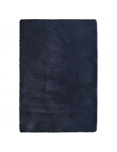Tappeto Shaggy a Pelo Lungo NAVARRA Blu Marino 200x290 cm