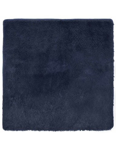 Tappeto Shaggy a Pelo Lungo NAVARRA Blu Marino 240x240 cm