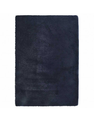 Tappeto Shaggy a Pelo Lungo NAVARRA Blu Marino 240x340 cm