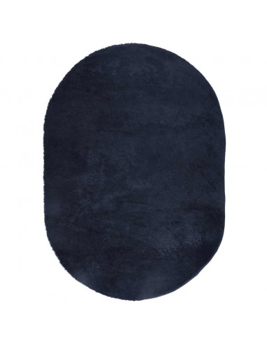 Tappeto Shaggy a Pelo Lungo NAVARRA Blu Marino 300x200 cm