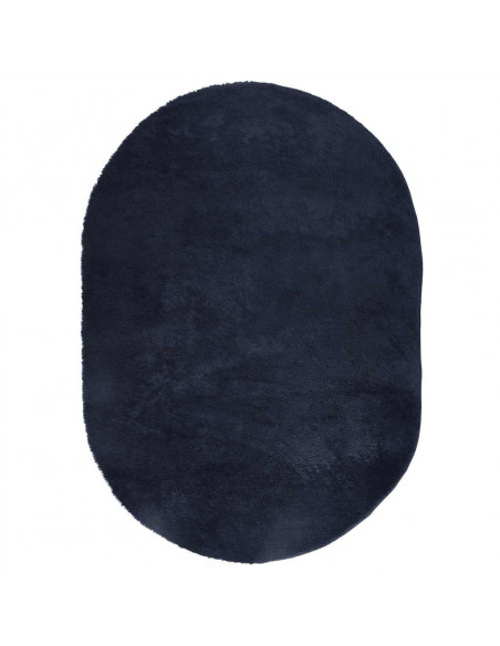 Tappeto Shaggy a Pelo Lungo NAVARRA Blu Marino 300x200 cm