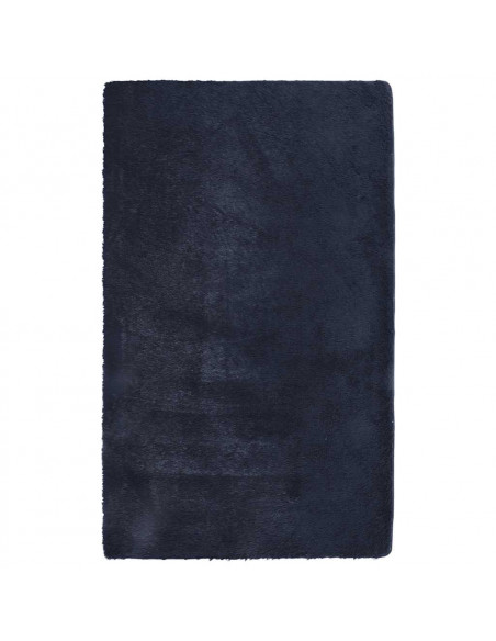Tappeto Shaggy a Pelo Lungo NAVARRA Blu Marino 80x150 cm