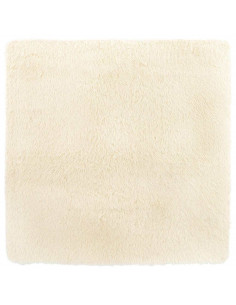 Tappeto Shaggy a Pelo Lungo NAVARRA Crema 120x120 cm poliestere 2