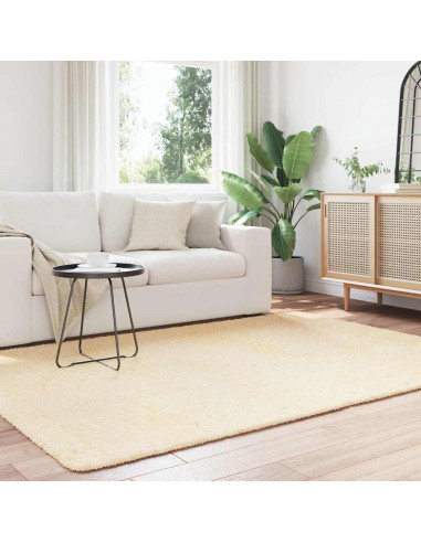 Tappeto Shaggy a Pelo Lungo NAVARRA Crema 160x230 cm poliestere