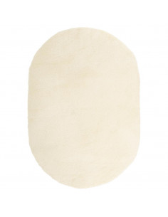 Tappeto Shaggy a Pelo Lungo NAVARRA Crema 300x200 cm poliestere 2