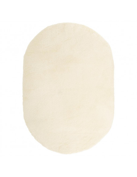 Tappeto Shaggy a Pelo Lungo NAVARRA Crema 300x200 cm poliestere