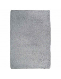 Tappeto Shaggy a Pelo Lungo NAVARRA Grigio Argento 120x170cm 2