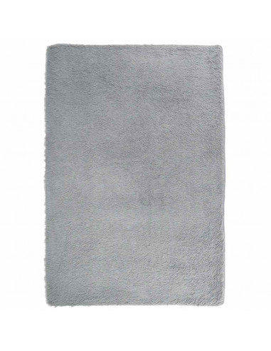 Tappeto Shaggy a Pelo Lungo NAVARRA Grigio Argento 120x170cm