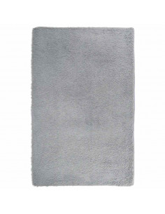 Tappeto Shaggy a Pelo Lungo NAVARRA Grigio Argento 130x200cm 2