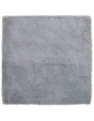 Tappeto Shaggy a Pelo Lungo NAVARRA Grigio Argento 240x240cm